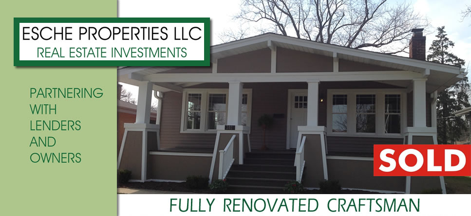Villa Park IL House for Sale | Esche Properties | We buy residential real estate that are bank owned, forclosed, short sales, or distressed in DuPage County and Northwest suburbs of Chicago Illinois